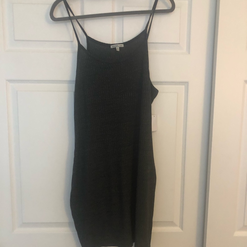Short ribbed dress